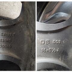 〈お値下げ中〉 ジムニー他SUV車に　175/80R16　スタッドレス(BLIZZAK)アルミホイール付きの画像