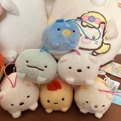 すみっコぐらし　ぬいぐるみ　まとめ売り　エビのしっぽ　11点の画像