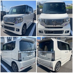 ⭐️平成28年後期型⭐️N-BOXカスタムG・L⭐️大型最高級NAVI、両側電動、後席前後スライドの画像