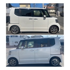⭐️平成28年後期型⭐️N-BOXカスタムG・L⭐️大型最高級NAVI、両側電動、後席前後スライドの画像