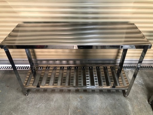 新品　業務用　ステンレス作業台