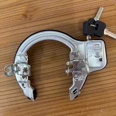 自転車の鍵の画像
