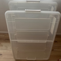 ニトリ　ベッド下収納　2個セット　の画像