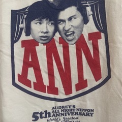 AUDREY'S ALL NIGHT NIPPON 5周年記念Tシャツの画像