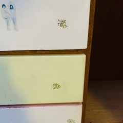 レトロ ファンシー 棚  引き出しの画像
