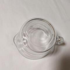 蚤の市購入【ガラス計量カップ、500ml】ナチュラルインテリアに飾って可愛いの画像