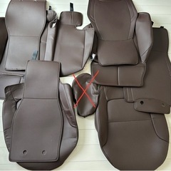 ブラウンレザー ケース 新品 ランドクルーザー 250 ランクル250 レザーシートカバー zx