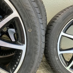 16インチホイール6J 16インチ PCD100 4穴 +45 ハブ54　トヨタ　ヤリス　オプション16インチホイール4本+新品タイヤの画像