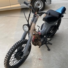 スズキ 2サイクルバーディー カブチョッパー風トラッカー仕様の画像