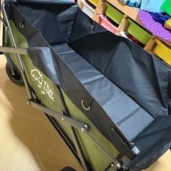 TAN LOOK キャリーカート アウトドア キャンプ 折りたたみ グリーン 耐荷重150kg
の画像