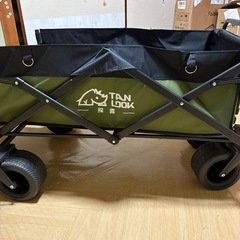 TAN LOOK キャリーカート アウトドア キャンプ 折りたたみ グリーン 耐荷重150kg
の画像