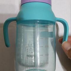 非対面取引■ピジョン pigeon ストローボトル クルット 330ml アクアブルーの画像