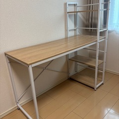 【愛知引渡】 勉強机 作業机 パソコンデスク 学習机 テーブルの画像