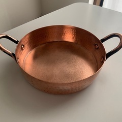 18cm 銅鍋　フランスアンティークの画像