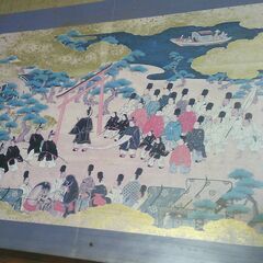 平安絵巻の額の画像