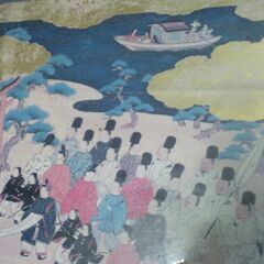 平安絵巻の額の画像
