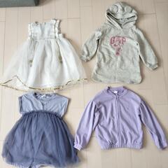 キッズ服 110サイズ (前後サイズ含む) 46点セット 女の子 GAP ANAP FILA POLO Champion BREEZE ベアー ディズニー ミニー ラプンツェル モアナ パンツ靴下 ニットキャップ 脚絆 スウェット パーカー ロンT 肌着 ドレス ワンピースの画像