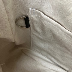 【ハンドメイド】帆布トートバッグ グレージュ 0807新品未使用の画像