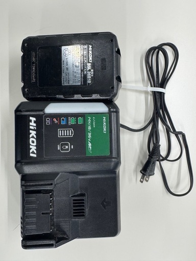 ハイコーキマルチボルト充電器、バッテリーセット