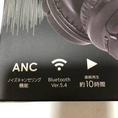 ヘッドホン　ブラックの画像