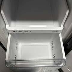 HAIER  ハイアール自動霜取り パールホワイト ジャイアントフリーザー JR-SX21A(W) 右開き 容量208L freemo(フリーモ) 2023年製 幅45.3cm Used/美品の画像