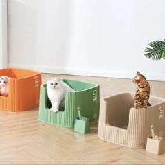 猫トイレ　おしゃれの画像