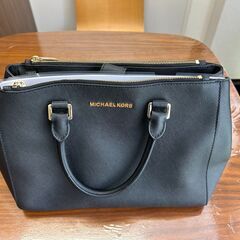 MICHAEL KORS　ブラックトートバッグの画像
