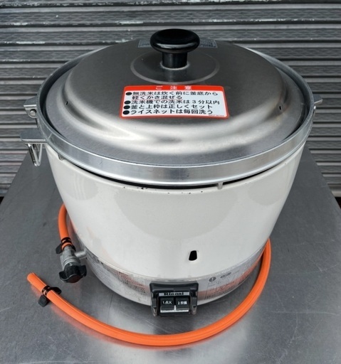 中古品 Rinnai ガス炊飯器 3升 RR-30S1 LPガス用5.54KW リンナイ ガス炊飯器 LPガス RR-30S1 プロパンガス 6L 3.3升
