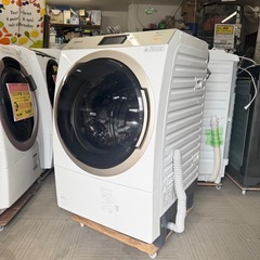 【超美品‼️】最上級機種 パナソニック 2018年製 11.0/6.0kgドラム式洗濯乾燥機 洗濯機 ヒートポンプ乾燥 洗剤･柔軟剤自動投入 ナノイーX クリスタルホワイト♪の画像
