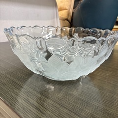 ガラスの大皿の画像