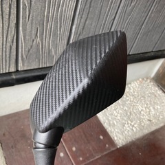 バイクミラー　カーボン風　の画像
