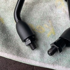 バイクミラー　カーボン風　の画像