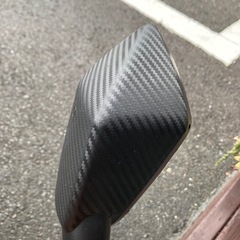 バイクミラー　カーボン風　の画像