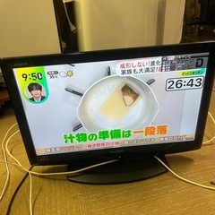 『リモコン無し』SHARP AQUOS26型　LED液晶テレビの画像