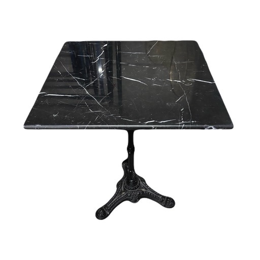 黒大理石　テーブル　カフェテーブル