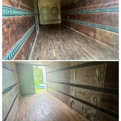 T8. 【おすすめ】横扉付き パネルコンテナ 幅246ｃｍ長さ725ｃｍ高さ275ｃｍ コンテナ 物置 倉庫 格安運送　江別市発の画像