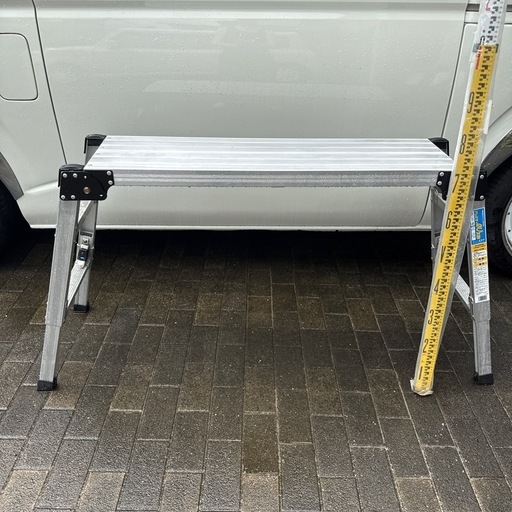 足場台4脚高さ調整式アルミ製「のび太郎」