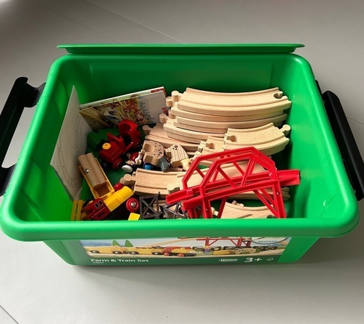 西尾レントオール 非売品？木製 ブルドーザー ミニチュア