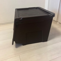【中古】収納ケース　ブラウンの画像