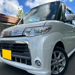 低走行8万キロ☆24年式☆月々1万円〜分割可❗️車検2年付き！【名義変更代込み】広い車内！大人気‼️ダイハツ タントカスタム☆Bluetoothナビ付き☆走行中DVD見れます♪ETC付き☆純正アルミ☆事故修復歴無し☆便利なスライドドア☆ドライブレコーダー☆そのまま乗って帰れます！の画像