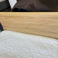 三幸コーポレーション セミダブルベッド、20cm マット 幅120cm Usedの画像