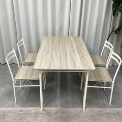 KH-15【新入荷　リサイクル品】アイリスプラザ　ダイニング5点セット　AS-V120の画像