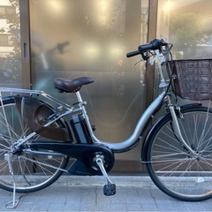 電動自転車 3581 ヤマハ PASナチュラ 26インチ シルバーの画像