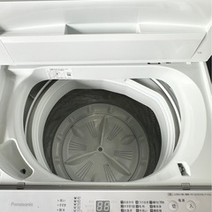 Panasonic 洗濯機 5kg 2023年製 小傷あり 引き取り希望の画像