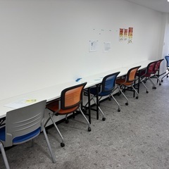学習塾 セット 椅子 テーブル ホワイトボード バラ売り場可能の画像