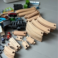 木製　レールセット　IKEA ジャドールの画像