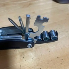マルチ工具 自転車工具携帯工具 サドルバッグへ収納可能の画像