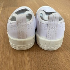 白のバレーシューズ　上靴　15cmの画像
