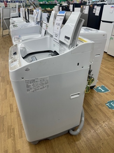 【ドリーム川西店御来店限定】シャープ　洗濯機　 ES-T5EBK  2021年／クリーニング済み 【2125560000021329】