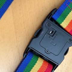 【近日処分】スーツケースベルト　TSAロック　防犯 の画像